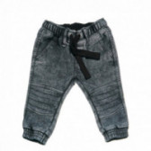 Pantaloni din denim cu elastice pe picioare pentru băieți Chicco 38712 