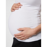 Tricou fără cusături pentru femei însărcinate, alb Mamalicious 3876 6