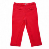Pantaloni pentru fetiță cu buzunare și croială dreaptă Chicco 38763 