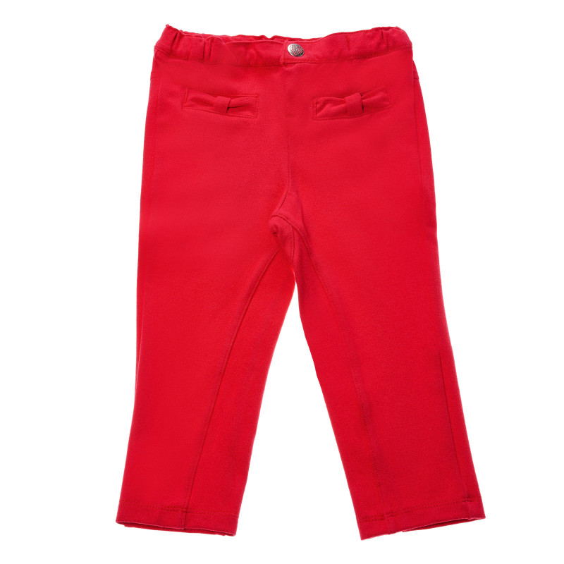 Pantaloni pentru fetiță cu buzunare și croială dreaptă  38763