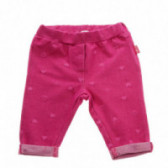 Pantaloni pentru fetiță cu imprimeu de inimi mici Chicco 38772 