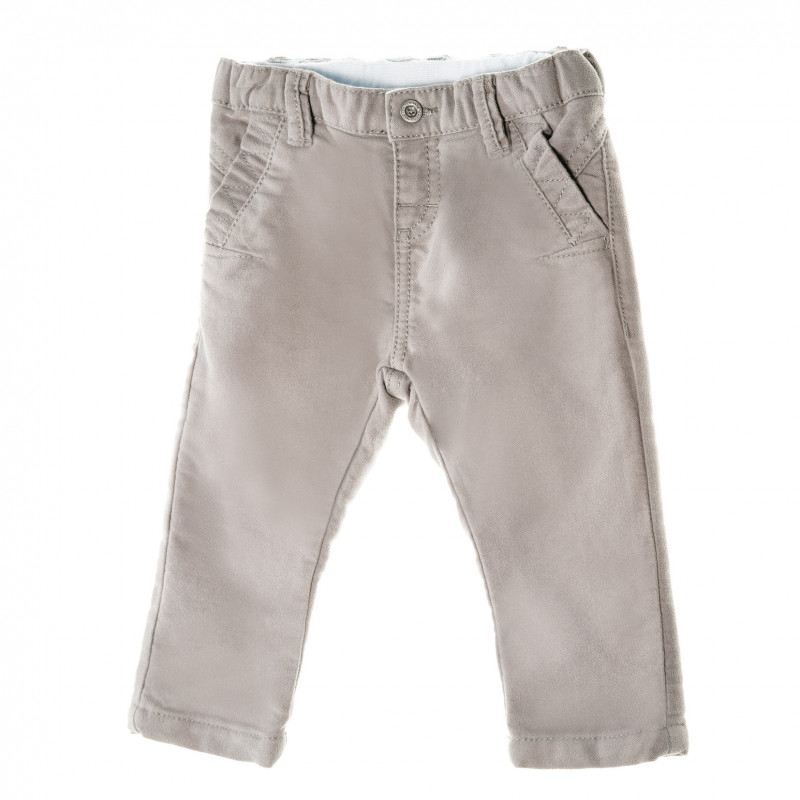 Pantaloni pentru băieți, cu aplicație de ursuleț  38795