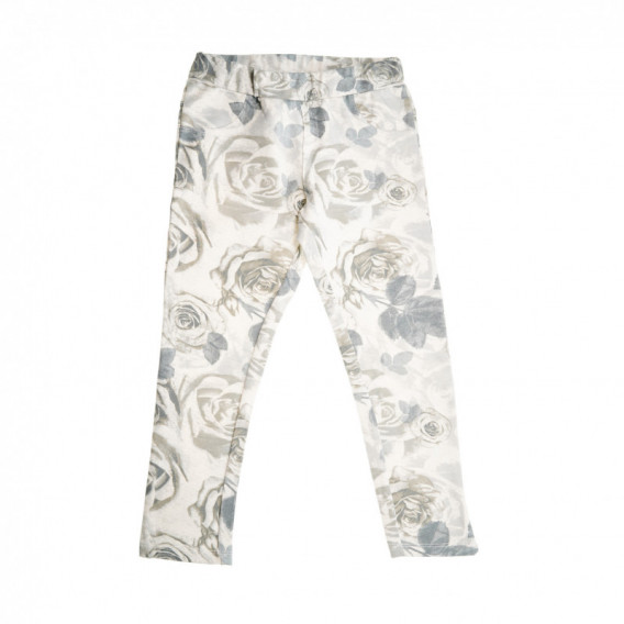 Pantaloni cu imprimeu trandafir pentru fete Chicco 38812 