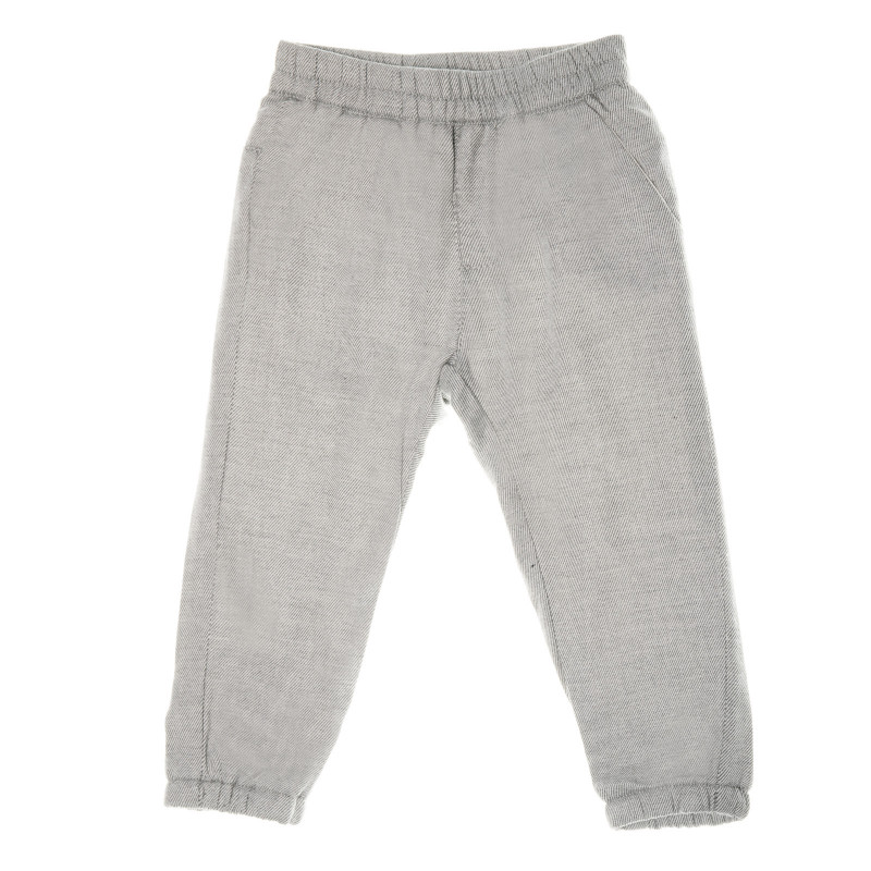 Pantaloni cu talie elastică pentru copii, gri  38899