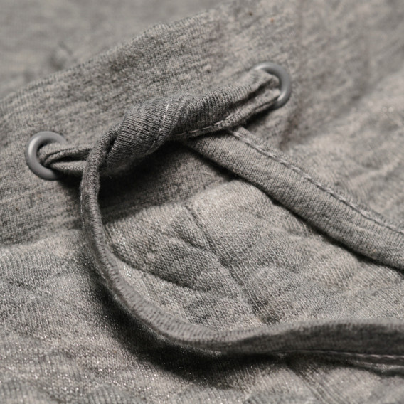 Pantaloni de culoare gri, cu șnur elastic, pentru fete Chicco 38905 3