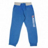 Pantaloni de culoare gri cu imprimeu și bandă elastică, pentru băieți Chicco 38978 