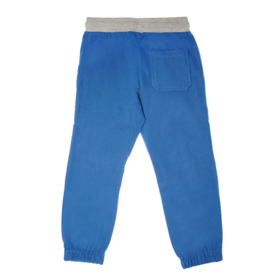 Pantaloni de culoare gri cu imprimeu și bandă elastică, pentru băieți Chicco 38979 2