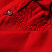 Pantaloni de bumbac roșu cu elastic, pentru băieți Chicco 38999 4