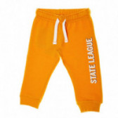 Pantaloni sport de la State League, în culoare galbenă, pentru băieți Chicco 39004 