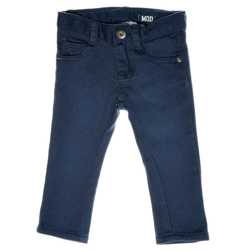 Pantaloni pentru un băieți, cu croială dreaptă, albastru  39026