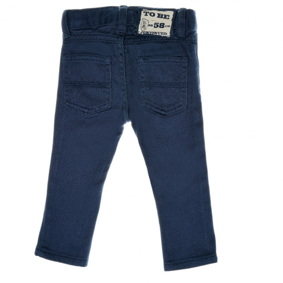 Pantaloni pentru un băieți, cu croială dreaptă, albastru Chicco 39027 2