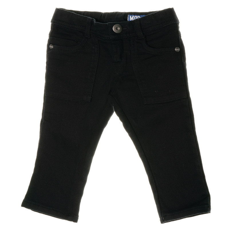 Pantaloni pentru băieți cu buzunare cusute, gri  39033