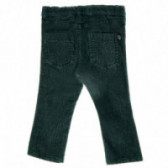 Pantaloni pentru băieți, cu efect purtat, verde închis Chicco 39055 2