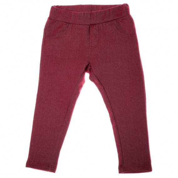 Pantaloni de culoare roșie Chicco, pentru fete Chicco 39097 