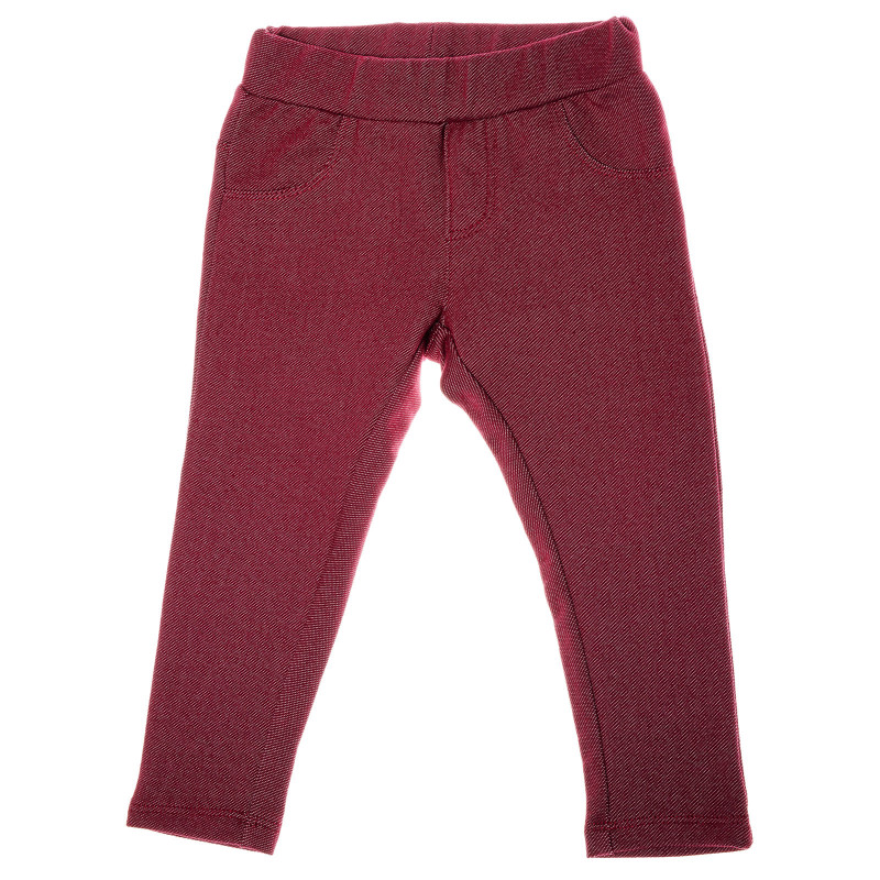 Pantaloni de culoare roșie Chicco, pentru fete  39097