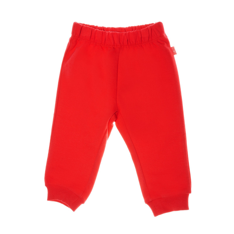 Pantaloni unisex de culoare roșie  39107