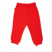 Pantaloni unisex de culoare roșie Chicco 39108 2