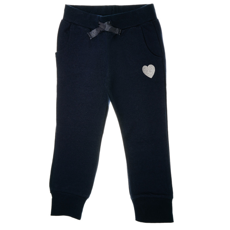 Pantaloni cu imprimeu de inimă, pentru fete  39113