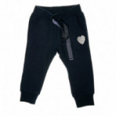 Pantaloni de bumbac, cu imprimeu de inimă, pentru copii Chicco 39138 
