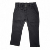 Pantaloni pentru băieți, cu croială dreaptă și decor cu imprimeu, gri închis Chicco 39148 