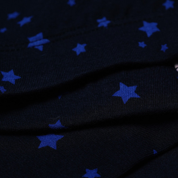 Pantaloni de bumbac, model cu steluțe, pentru fete Chicco 39177 3