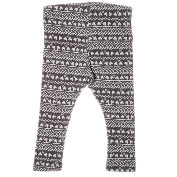 Pantaloni de bumbac cu imprimeuri, pentru fete Chicco 39182 2