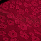 Pantaloni cu flori în culoare roșie Chicco 39198 3