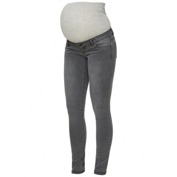Jeans pentru gravide, gri Mamalicious 3930 