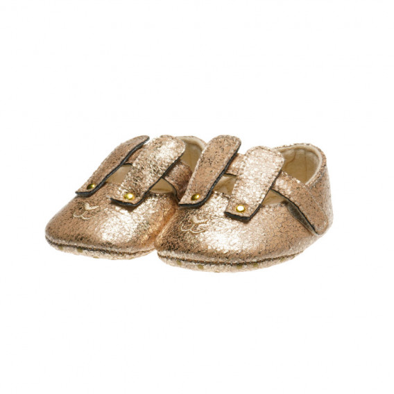 Papucei aurii pentru fetițe Chicco 39349 