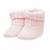 Cizme tricotate pentru fetițe de culoare roz cu degetele întărite Chicco 39375 