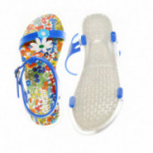 Sandale cu flori decorative pentru fete Chicco 39422 2