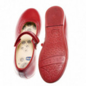 Pantofi pentru fete, cu design curat, roșu Chicco 39518 3