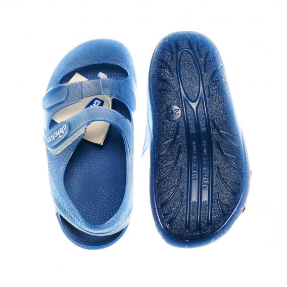 Sandale pentru băieți din silicon, albastru Chicco 39546 