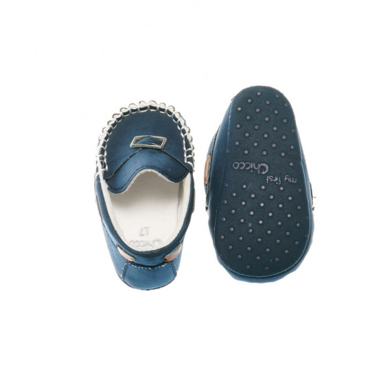Pantofi moi nautici pentru băieți, albastru Chicco 39561 4