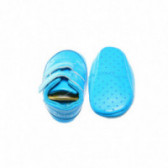 Pantofi moale pentru băieței cu aspect adidas, albaștri deschis Chicco 39604 3