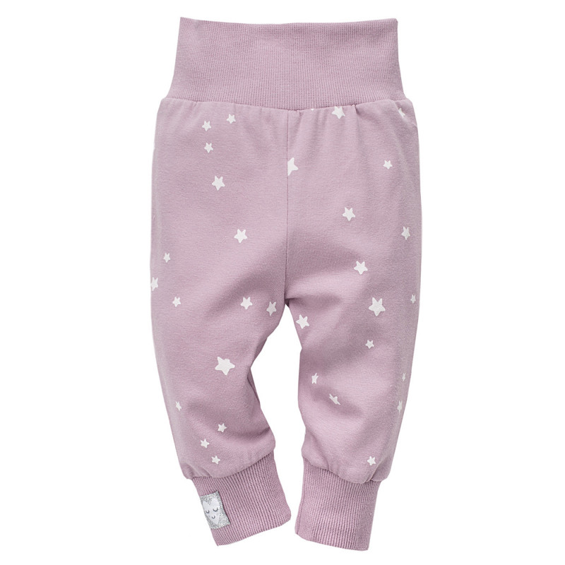 Pantaloni pentru fetiță cu imprimeu steluțe  3978