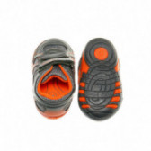 Pantofi pentru băieți în verde frunză și portocaliu Chicco 39808 3
