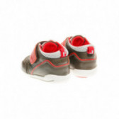 Pantofi din piele pentru băieței, cu accent roșu Chicco 39906 2