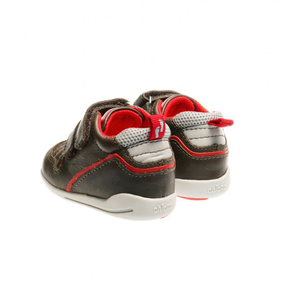 Pantofi din piele pentru băieței, cu banzi velcro Chicco 39912 2