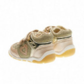 Pantofi din piele pentru fetițe, cu inimă Chicco 39939 2