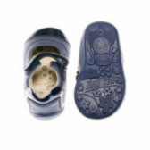 Pantofi din piele pentru fetițe, albastru Chicco 39943 3