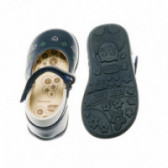Pantofi de piele pentru fete, albastru Chicco 39955 3