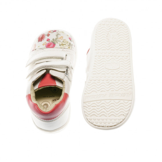 Pantofi din piele pentru fetițe, cu imprimeu floral Chicco 39988 3