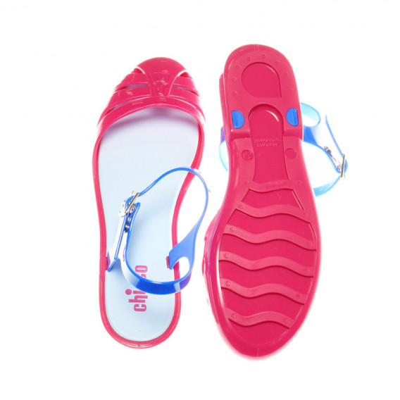 Sandale cu curele albastre, pentru fete Chicco 40381 3