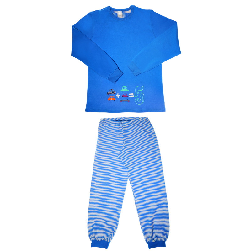 Pijama din bumbac Schiesser cu design modern pentru băieți  40426