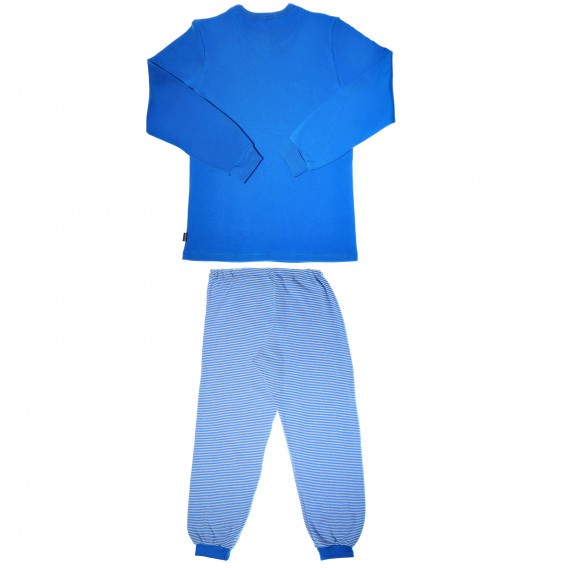 Pijama din bumbac Schiesser cu design modern pentru băieți SCHIESSER 40428 2