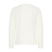 Bluză din bumbac cu mânecă lungă, CULTIVATE, pentru fete, alb Name it 4111 2