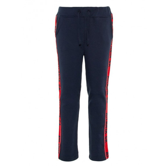 Pantaloni pentru băieți, cu bandă roșie verticală Name it 4113 