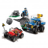 Constructor  mașină de urmărit cu 297 de piese Lego 41238 3