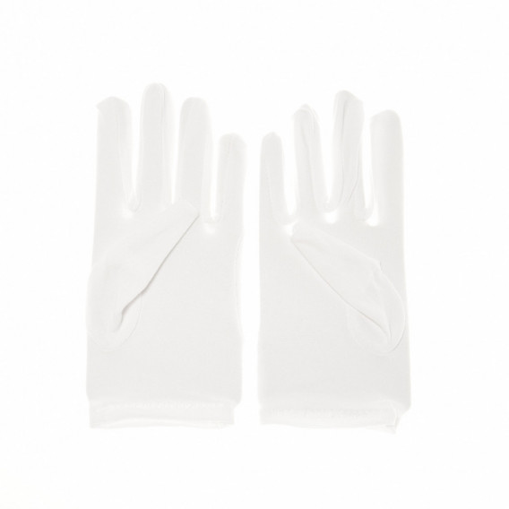 Mânuși albe Clothing land 41662 2